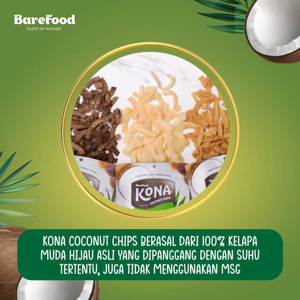 KONA Coconut Chips Sweet Pandan 45gr - 4