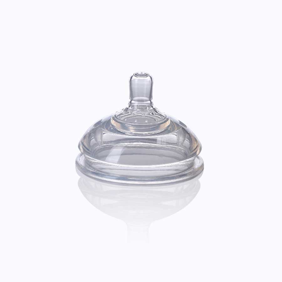 MUTTER Silicone Baby Bottle Botol Bayi Silikon - Nipple 3+ - 1