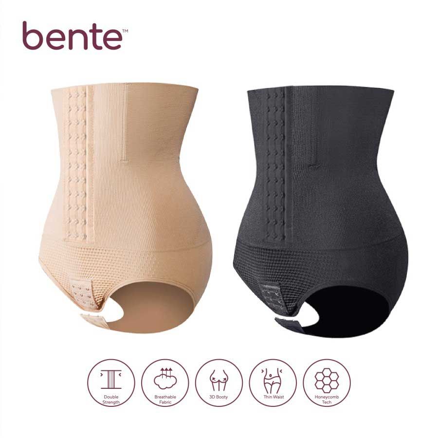 Jual BENTE Body Shapewear Panties Korset Pelangsing Pasca Melahirkan 0102 -  Black - Perlengkapan Untuk Ibu Hamil & Menyusui Termurah, Harga Promo