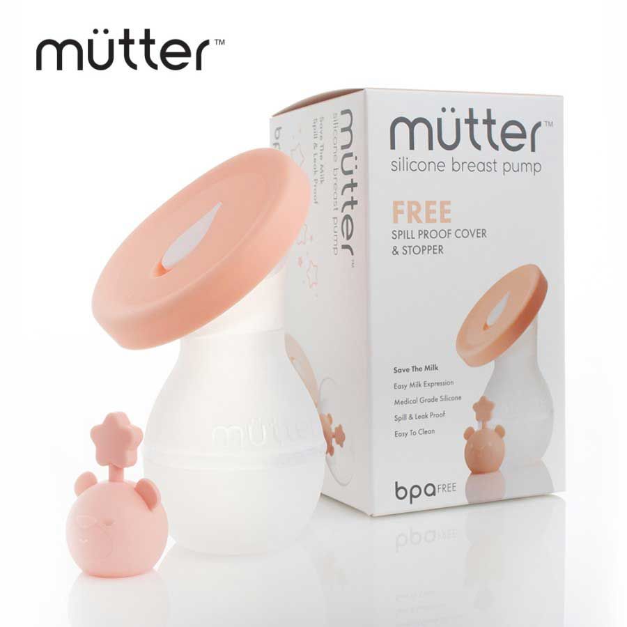 MUTTER Silicone Breast Pump Pompa ASI Manual Double Protection - 1
