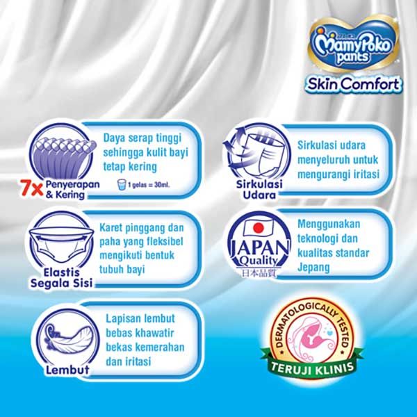 MamyPoko Popok Celana Skin Comfort S 38 - 4