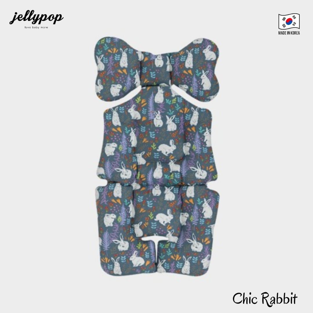 Jellypop Cozy Liner Chic Rabbit - Alas Stroller anak - 1