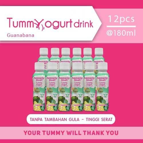 Yogurt Heavenly Blush Tummy Drink Sugar Free Guanabana [12x180ml] - 1