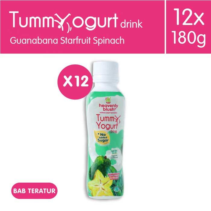 Yogurt Heavenly Blush Tummy Drink Sugar Free Guanabana [12x180ml] - 3
