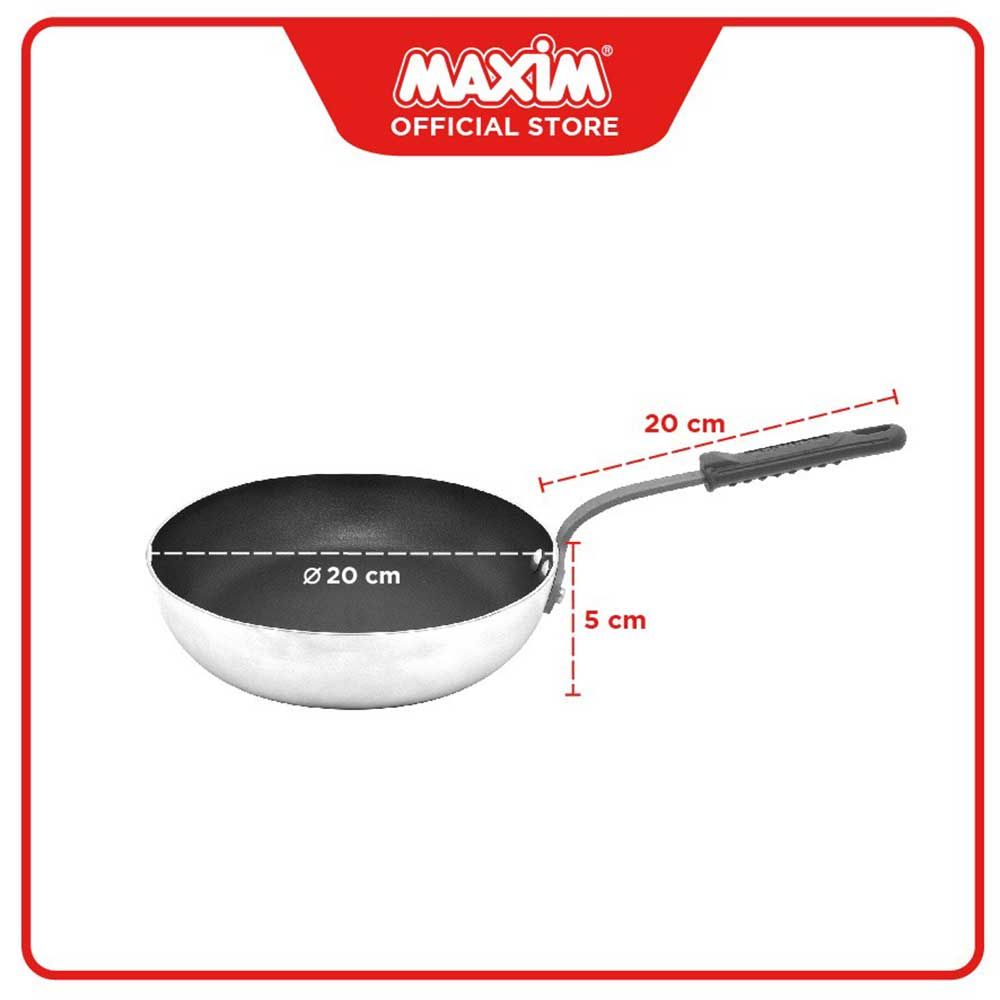 Maxim Tivoli Chef's Choice Wajan Teflon Anti Lengket 20cm Frypan - 2