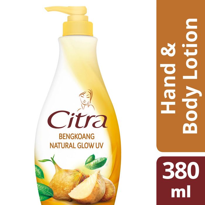 Citra Hand Body Lotion Natural Glow 380Ml - Hand Body Lotion Glowing - 1