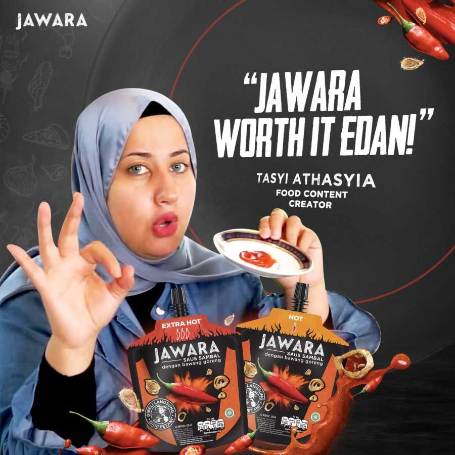 Jawara Saus Sambal Bawang Goreng Extra Hot Pouch 250Ml - 5