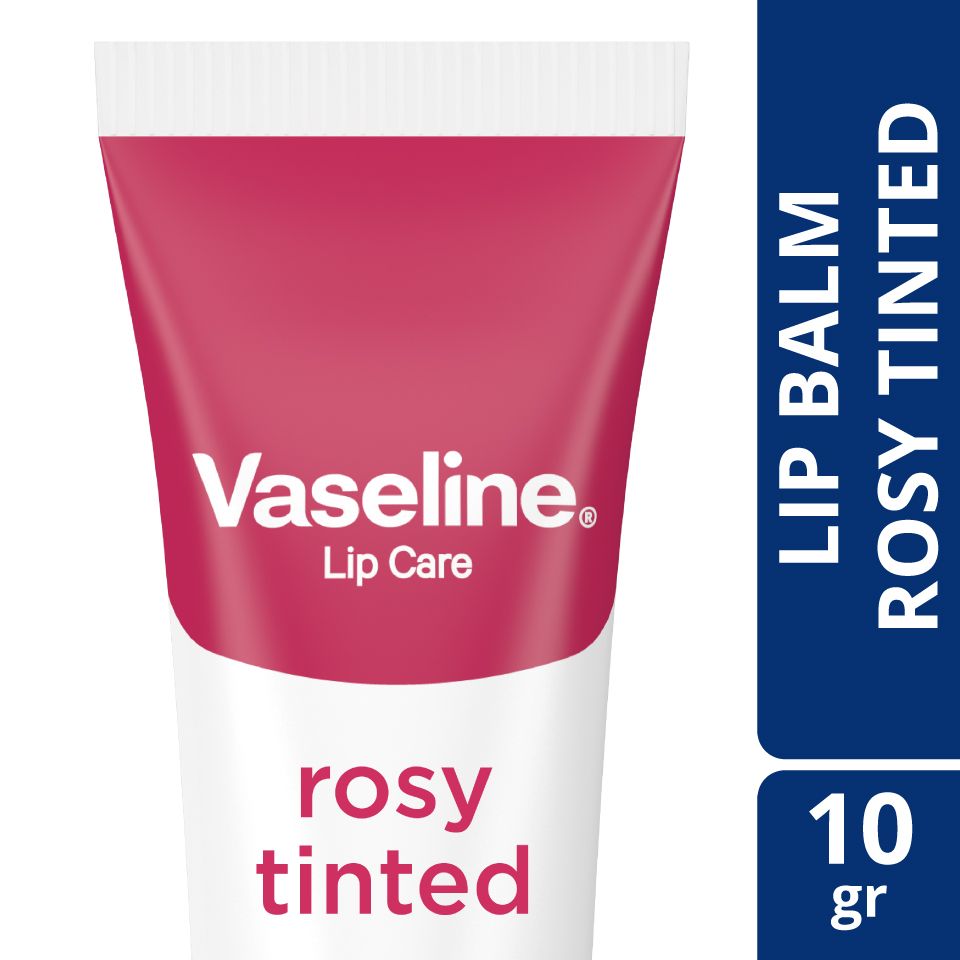 Vaseline Lip Care Pelembab & Pencerah Bibir Rosy Tinted 10G - 1