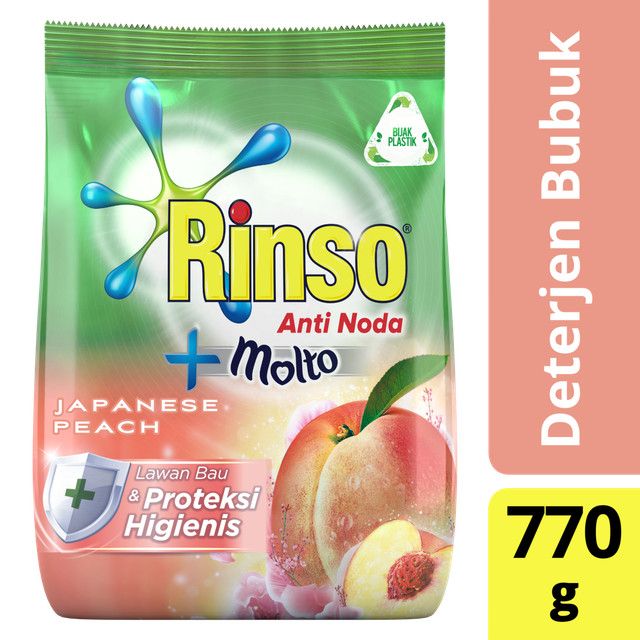 Rinso Molto Detergen Bubuk Japanese Peach 770G - 1