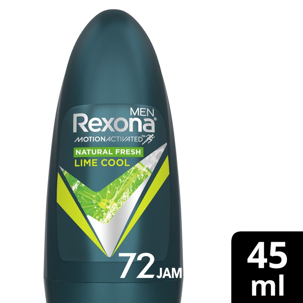 Rexona Men Roll On Natural Fresh Lime Cool 45Ml - 1