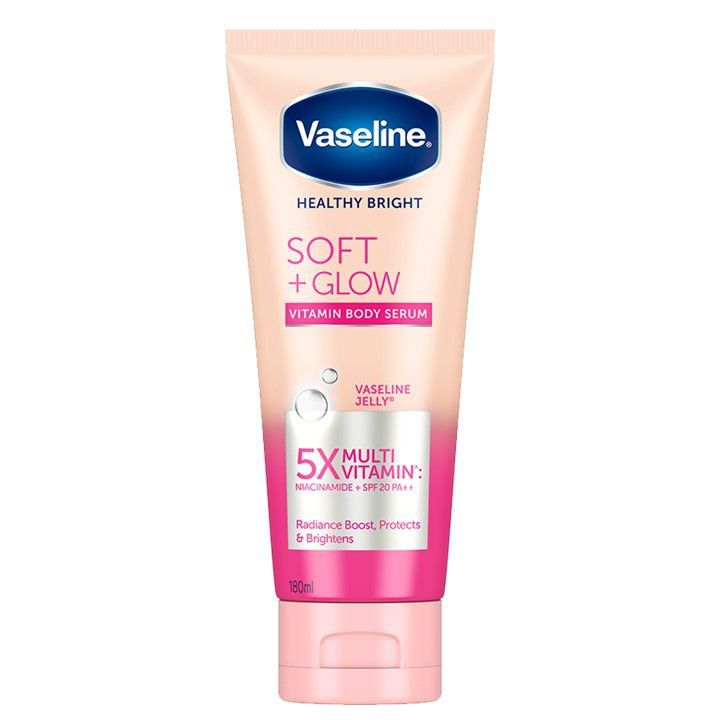 Vaseline Healthy Bright Vitamin Body Serum Soft Glow 180Ml - 1