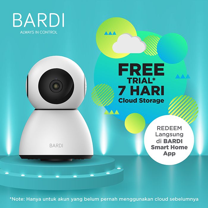 BARDI Smart CCTV Indoor PTZ IP Camera 355 - Wifi IoT Home Automation - 1