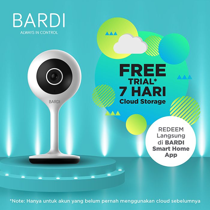 BARDI Smart IP Camera CCTV Indoor Fixed Static 1080p FHD Wifi IoT - 1