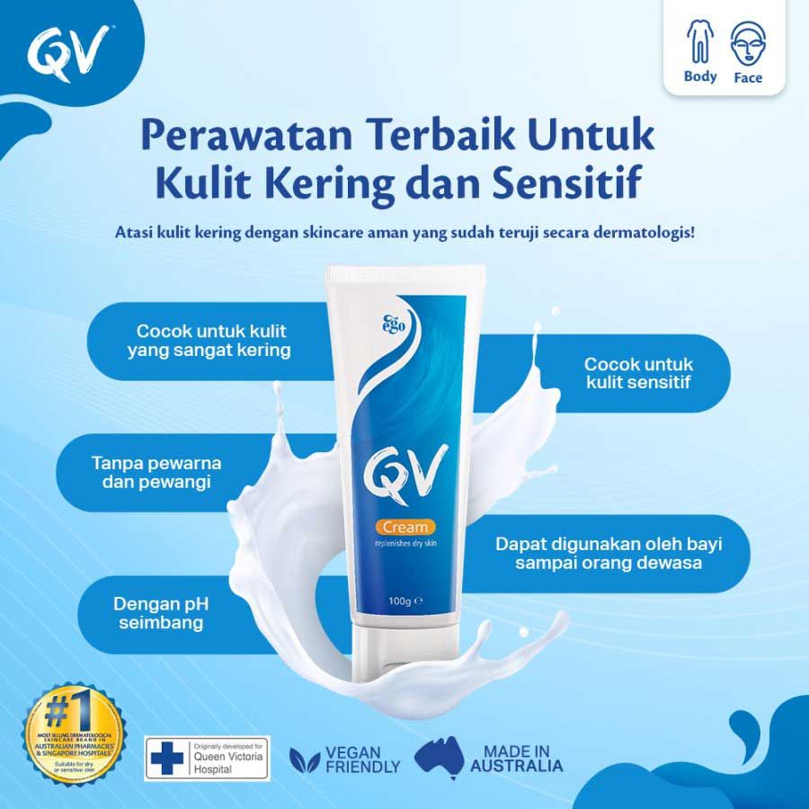 QV Cream Untuk Area Kulit Kering (pH Seimbang) - 100gr - 2
