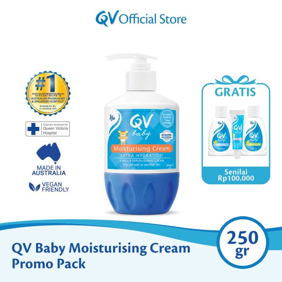 QV Baby Moisturising Cream 250G Pump Promo Pack - 1