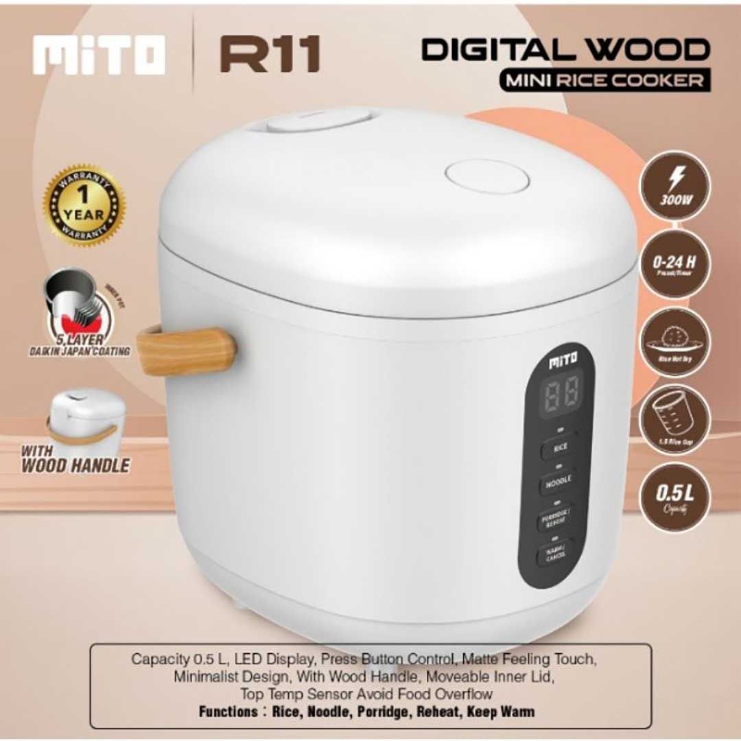 Mito Digital Rice Cooker R11 Garansi Resmi - 2