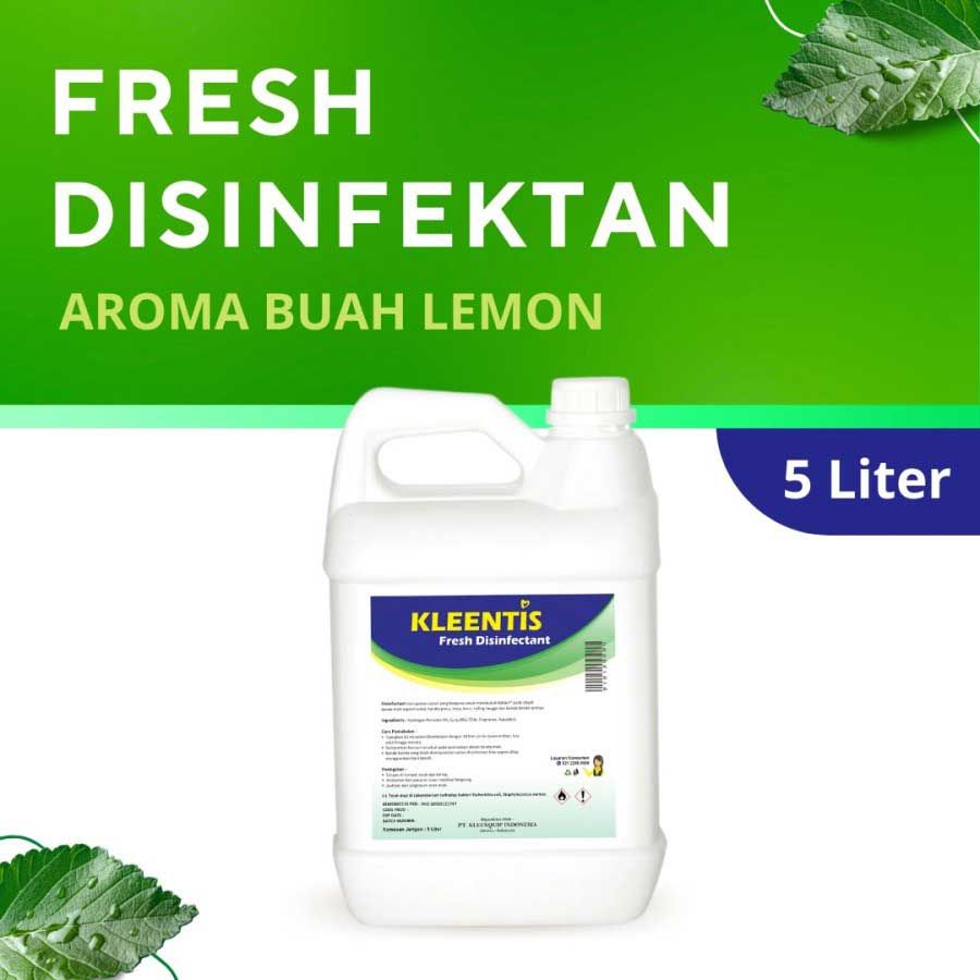 Kleentis Fresh Disinfektan Cair 5 Liter Izin Kemenkes RI - 1