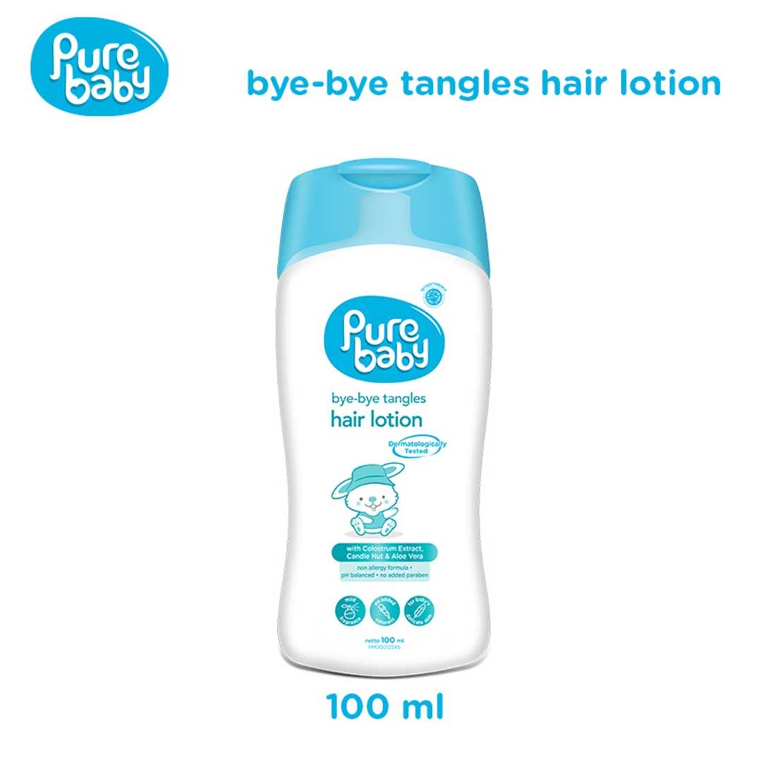 Pure Baby Bye Tangles Hair Lotion 100ml - 1