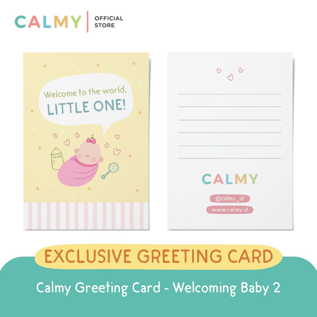 Calmy - Exclusive Greeting Card - Welcoming Baby 2 - 1