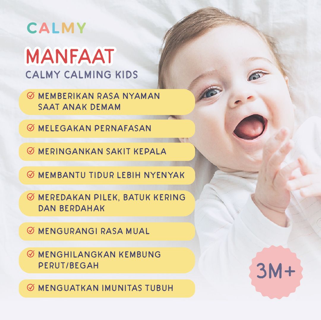 Calmy Calming Kids 60ml - Untuk Demam Batuk Pilek - 2