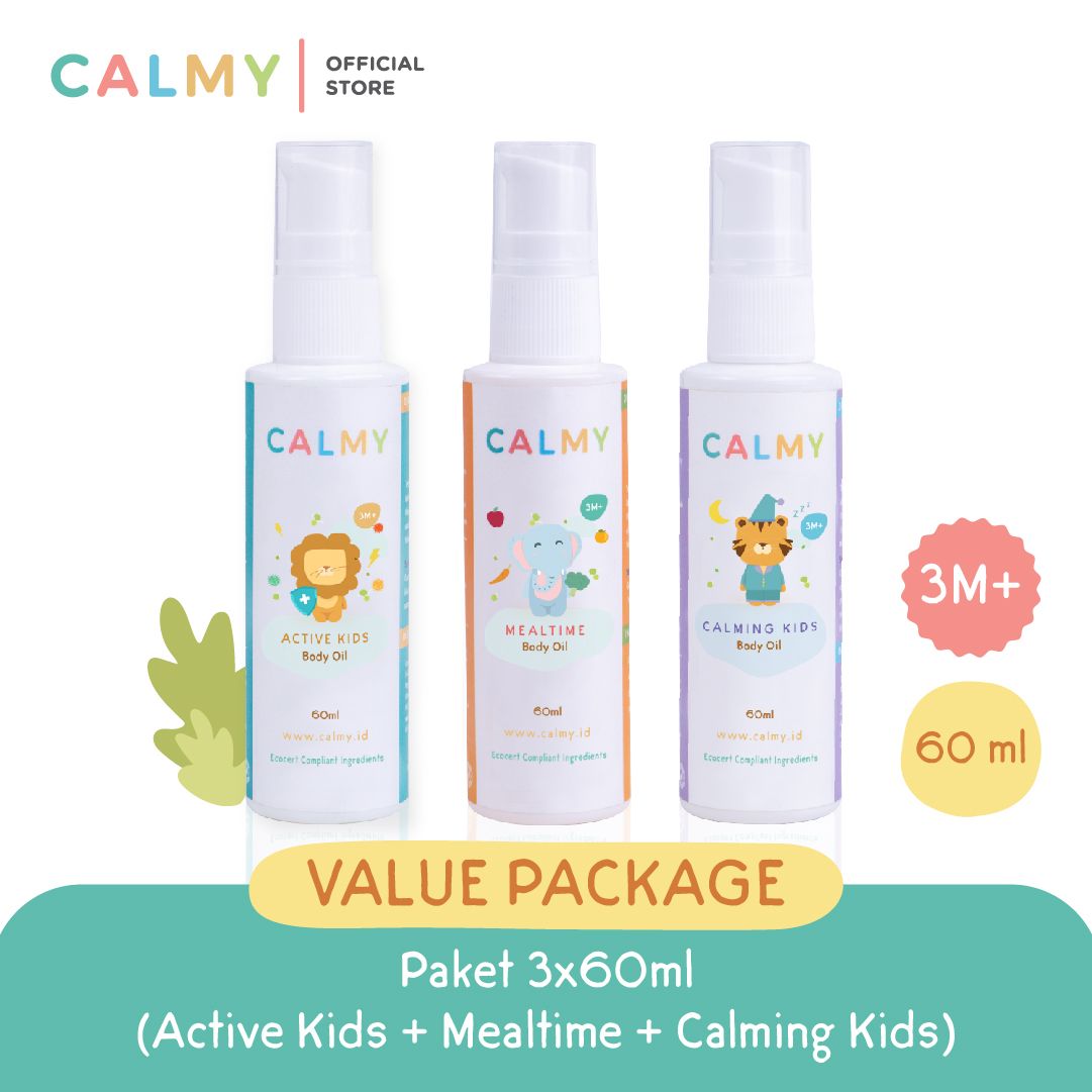 Calmy Paket 3x60ml - Minyak balur premium - 4