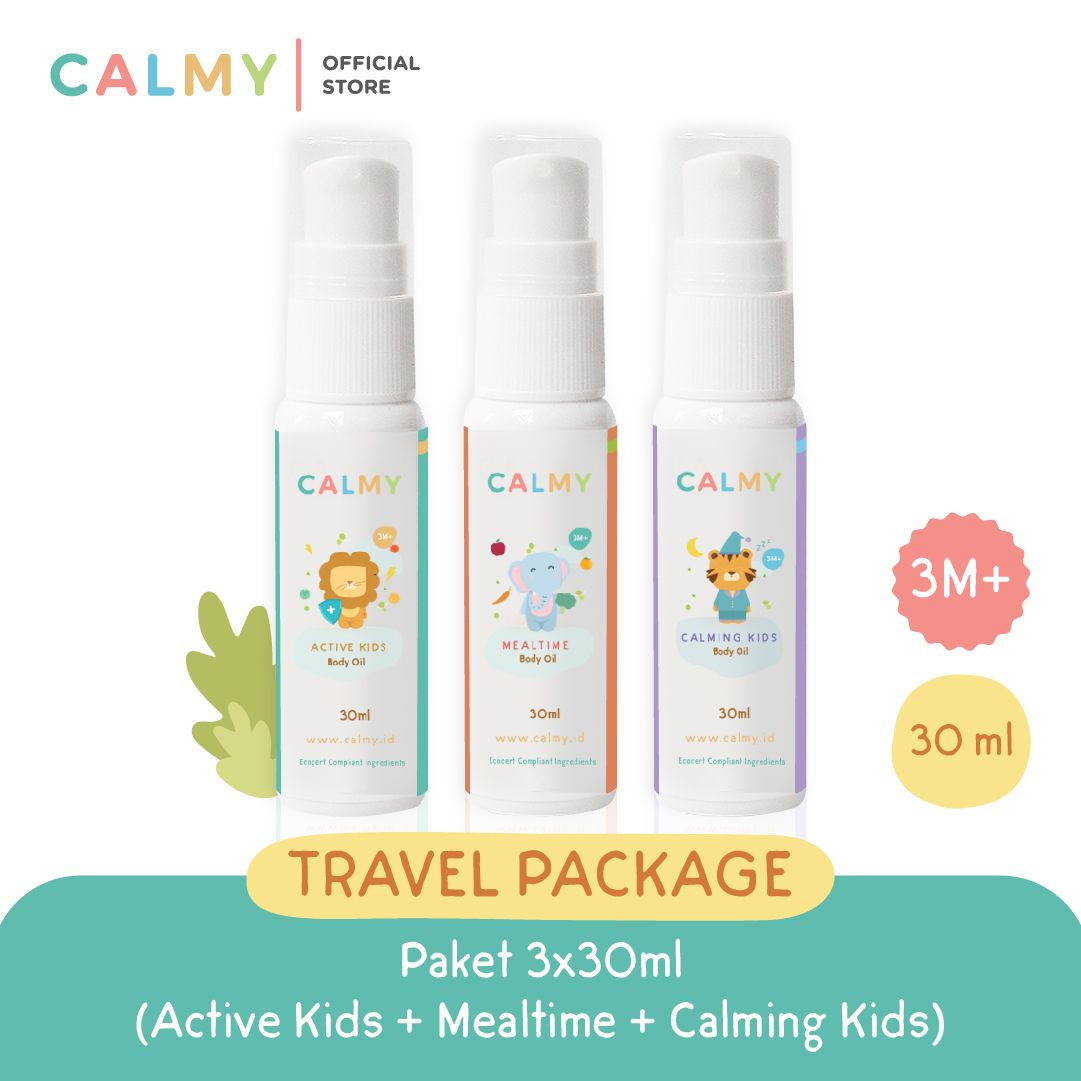 Calmy Paket - 3x30ml Jaga Kesehatan Bayi&Anak-anak - 5
