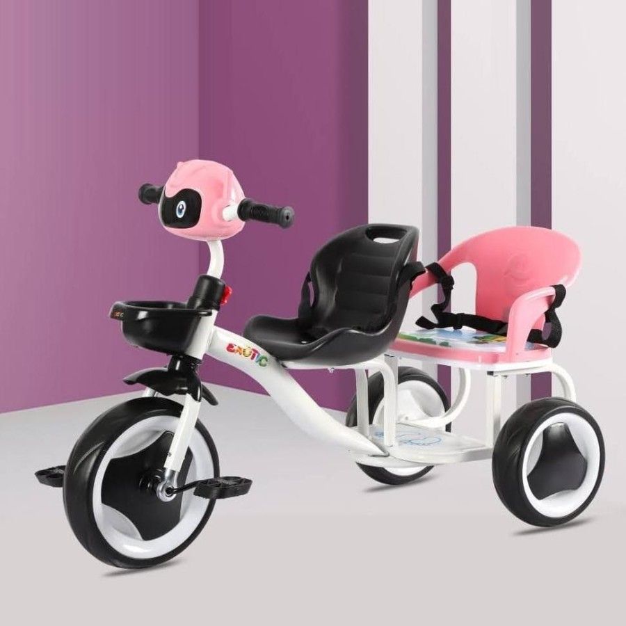 Exotic Sepeda Anak Bayi Balita Dorong Roda 3 Tricycle Exotic ET5777 By Pacific Pink - 2
