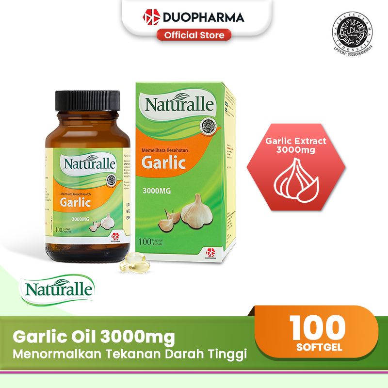 Naturalle Garlic Oil 3000mg - 100 Softgel - 1