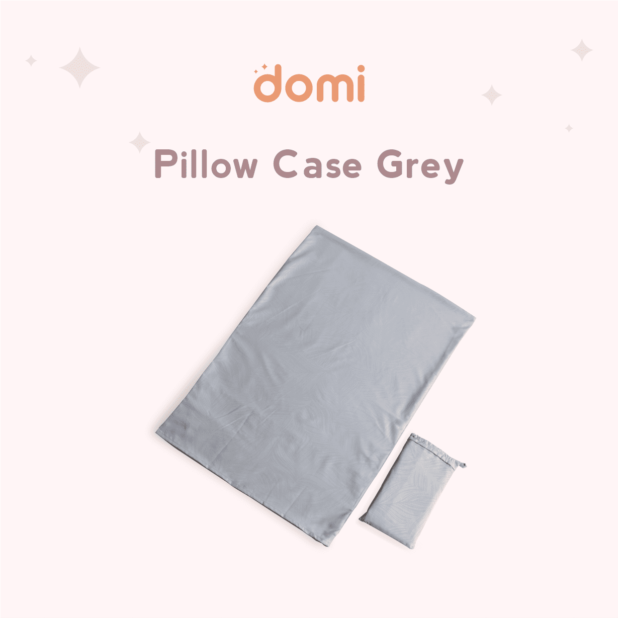 Domi Sarung Bantal - Pillow Case - Abu-abu - 1