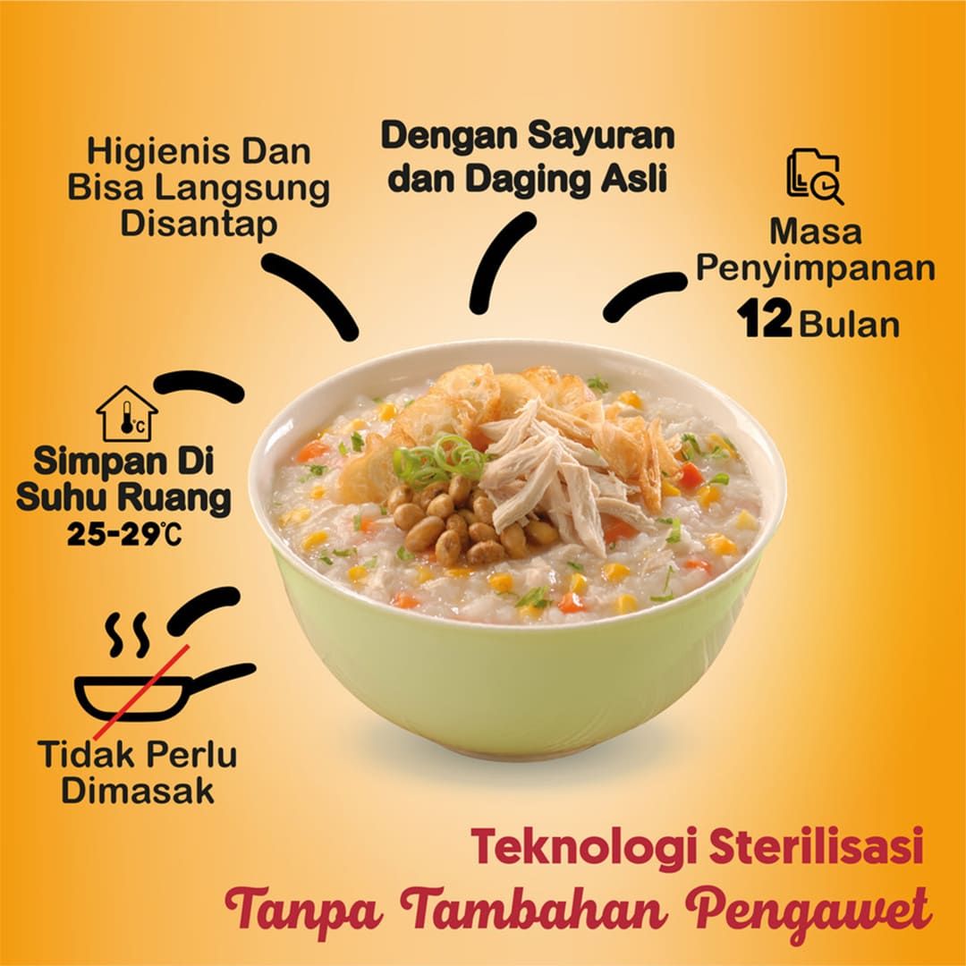 Jual Kimbo Kitchen Bubur Ayam Triple Pack Lainnya Termurah Harga Promo