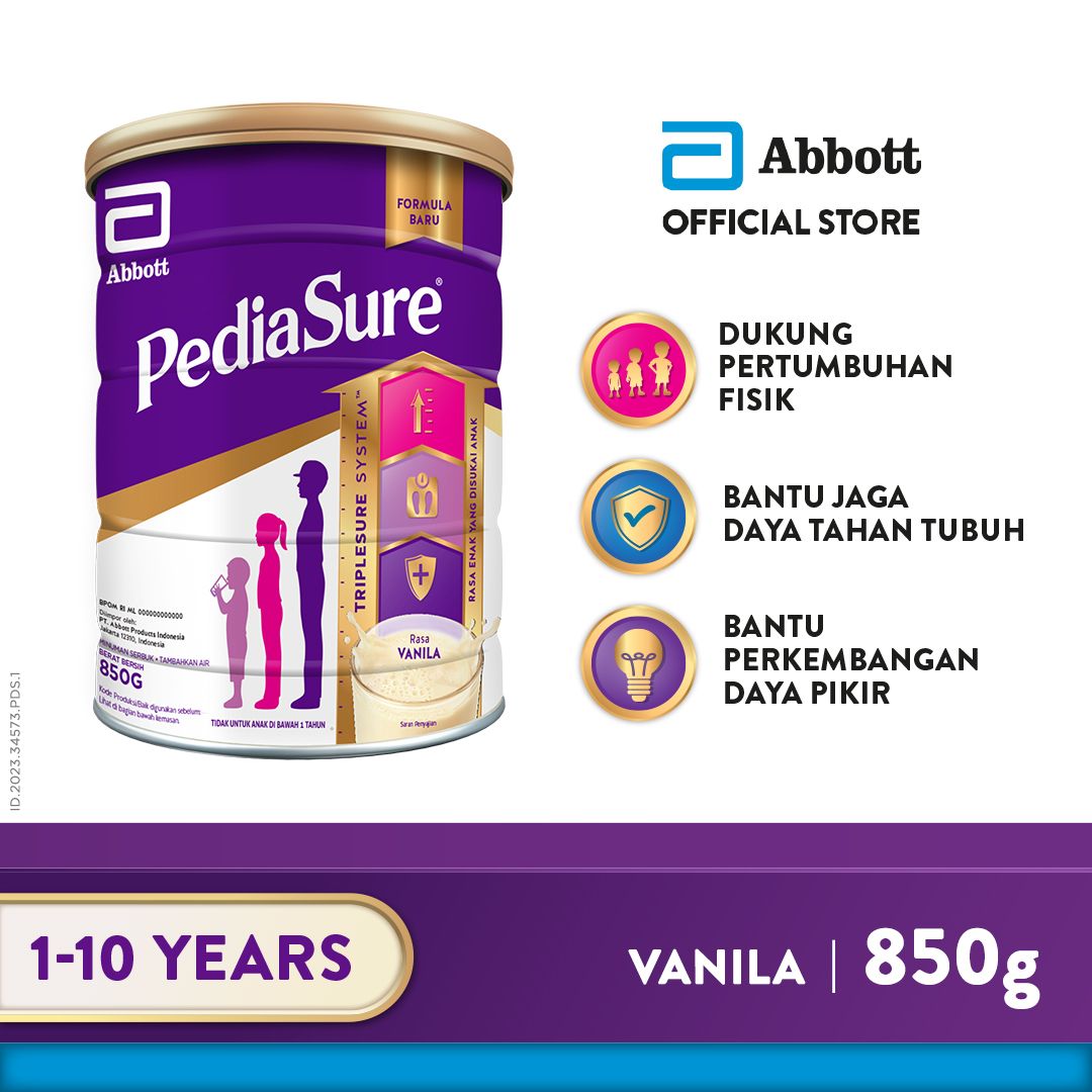 Pediasure Vanila 850 g (1-10th) - Susu Pertumbuhan Anak - 1