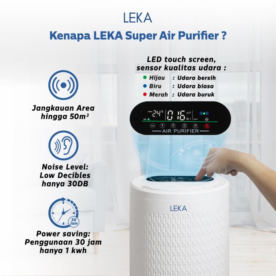 Leka Super Air Purifier BONUS Filter - 4