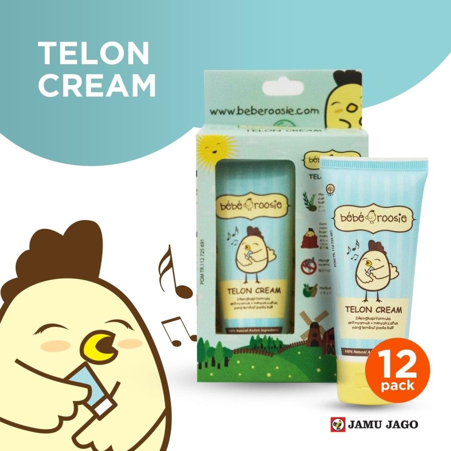 Telon Cream Bebe Roosie 12 Pcs - 1