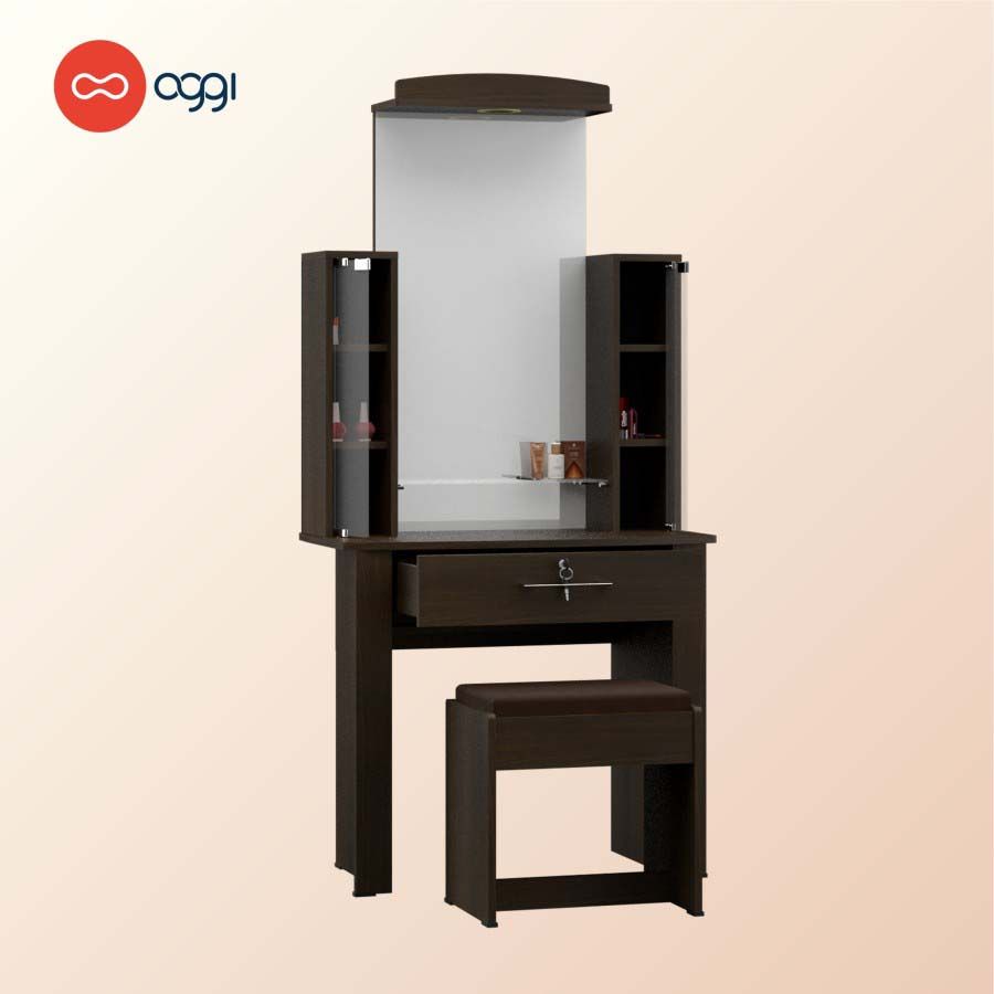 Oggi - Dressing Table Meja Rias Oggi - Bella 8002 - Black Oak - 2