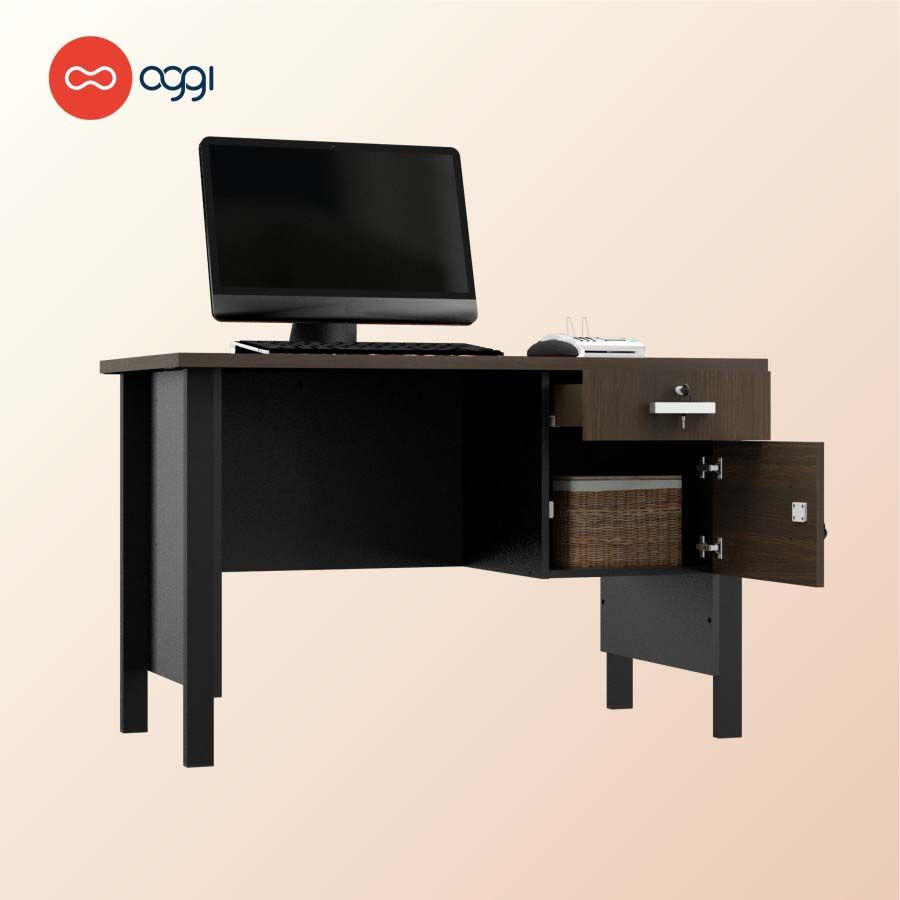 Oggi - Meja Kerja Working Desk Oggi - Acero Working Desk 120 - Rustic Walnut - 2