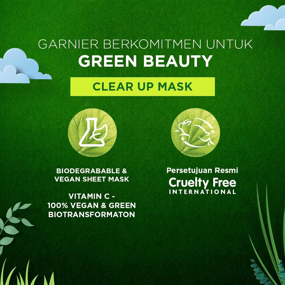 Garnier Bright Complete Clear Up Anti Acne Serum Mask - 7