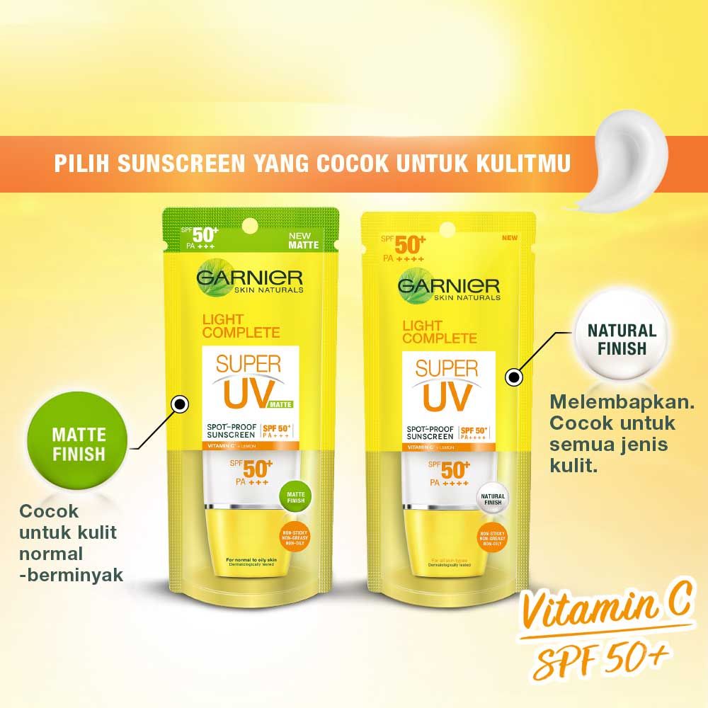 Garnier Bright Complete Super UV Sunscreen 30 ml-Matte Finish - 4