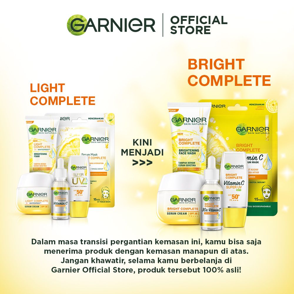 Garnier Bright Complete White Body Serum Milk UV Lotion - 400ml - 7
