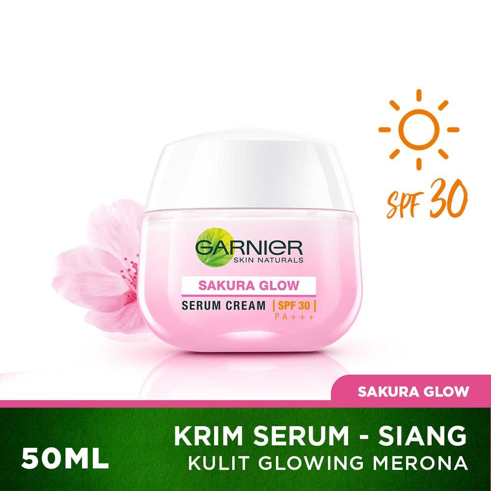 Garnier Sakura Glow Serum Day Cream SPF21 50ml - 1
