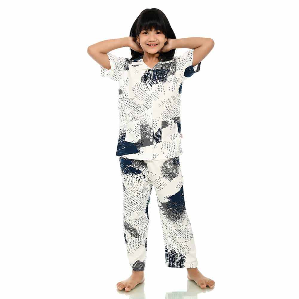 Cuit Baby Wear Kids Nami Series Masha Pajamas Anak Usia 6-12 Tahun - M Navy - 1