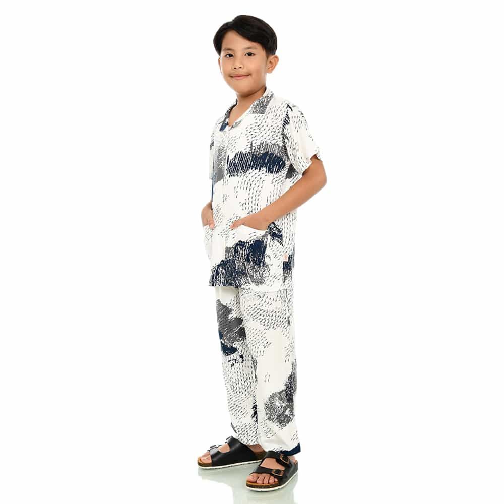 Cuit Baby Wear Kids Nami Series Masha Pajamas Anak Usia 6-12 Tahun - M Navy - 2