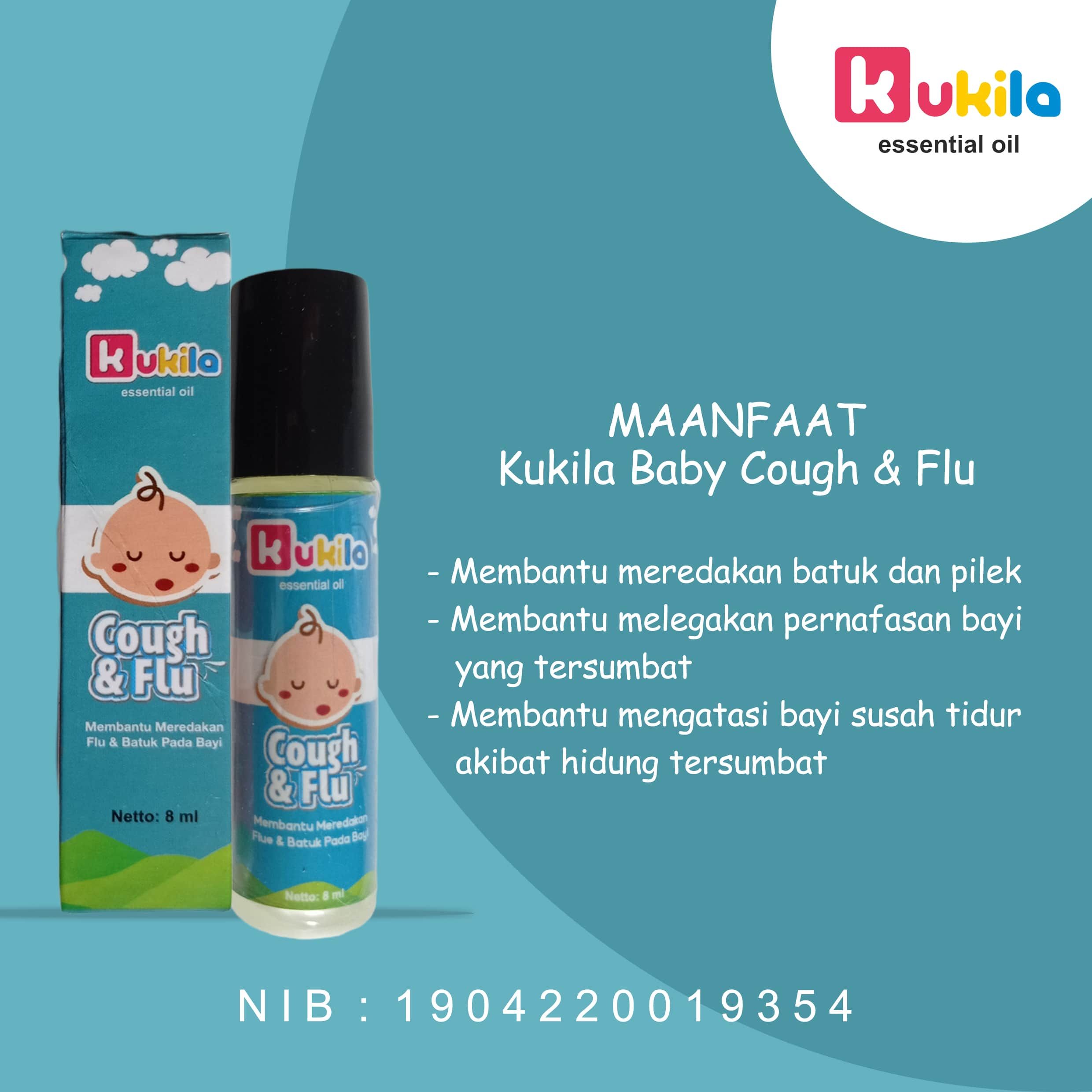 Kukila Essential Oil Baby Fever Drop 1 pcs dan Cough & Flu 4 pcs - 2