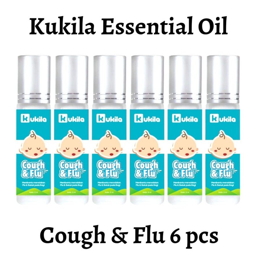 Kukila Essential Oil Baby Cough & Flu 6 pcs - 1
