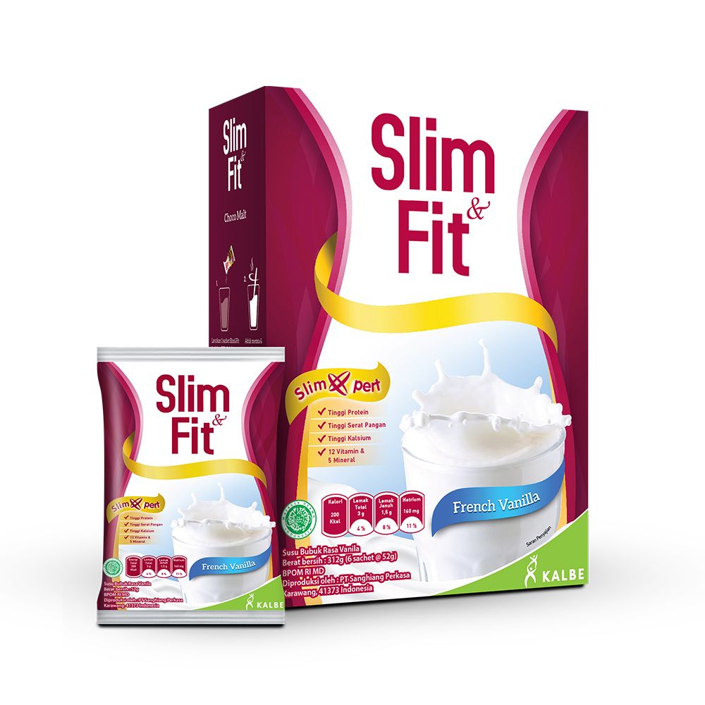 Slim&Fit Milk Meal Replacement French Vanilla 6x52 gr - 1