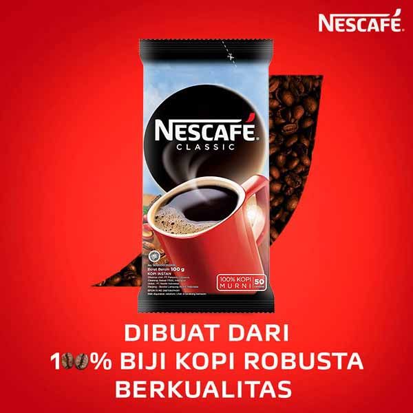 Jual Nescafe Classic Kopi Instan Kopi Hitam Sachet Bag 100g X 2pcs Lainnya Termurah Harga Promo 1535