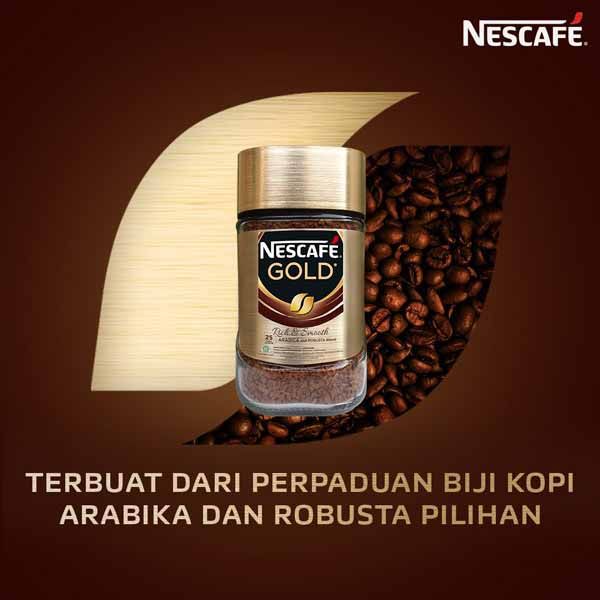 Nescafe Gold Kopi Instan Kopi Hitam 50G Jar - 2