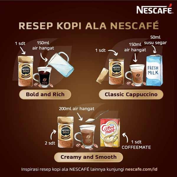 Nescafe Gold Kopi Instan Kopi Hitam 50G Jar - 5