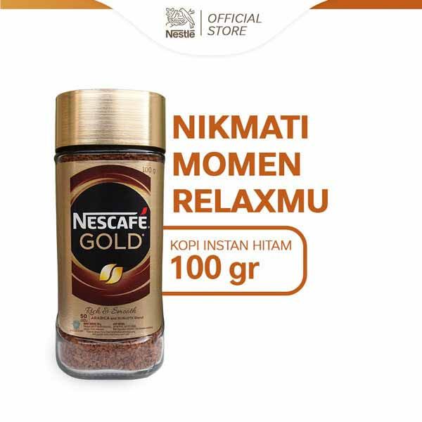 Nescafe Gold Kopi Instan Kopi Hitam 100G Jar - 1