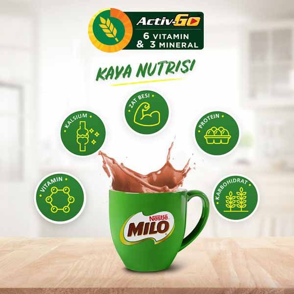 Milo Activ-Go Susu Coklat Pouch 300G - 3