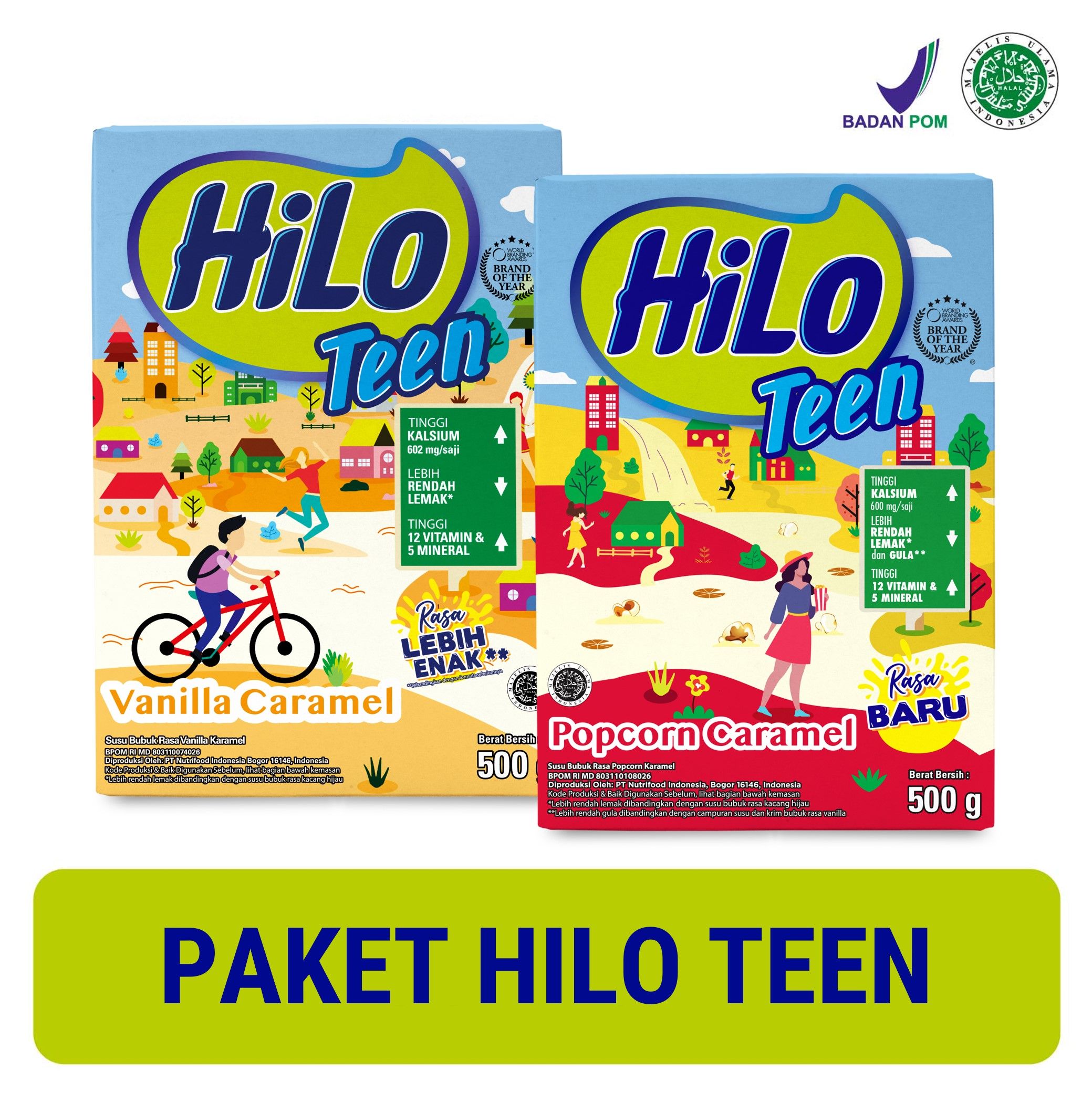 Bundle - HiLo Teen Vanilla Caramel+Popcorn Caramel | PH35H67 - 1